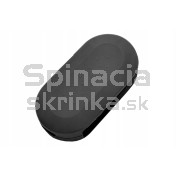 Silikonový obal, púzdro kľúča, čierny pre Fiat Panda a