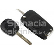 Obal kľúča, holokľúč vyskakovací náhrada za klasický Nissan Almera, 2-tlačítkový