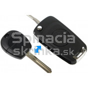Obal kľúča, holokľúč vyskakovací náhrada za klasický Nissan Micra, 2-tlačítkový d