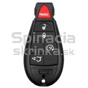 Obal kľúča, holokľúč pre Dodge Grand Caravan, 5 tlačítkový a