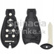 Obal kľúča, holokľúč pre Dodge Grand Caravan, 5 tlačítkový c