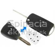 Obal kľúča, holokľúč náhrada za klasický Jeep Liberty, 2-tlačítkový c