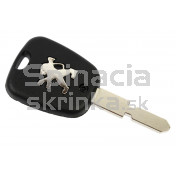 Obal kľúča, holokľúč pre Peugeot 406, dvojtlačítkový