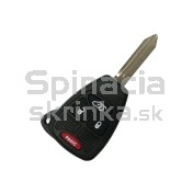 Obal kľúča, holokľúč pre Jeep Commander, 4-tlačítkový