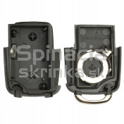 Obal kľúča, holokľúč, vrchná časť Seat Ibiza, dvojtlačítkový 1J0959753N a