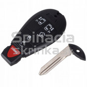 Obal kľúča, holokľúč pre Chrysler Grand Voyager, 6 tlačítkový