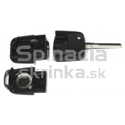 Obal kľúča, holokľúč pre Škoda Fabia II 3-tlačidla a