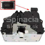 Zámok zadných dverí pravý Opel Meriva B a
