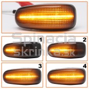 Smerovka bočná LED pravá+ľavá dymová dynamická Mercedes Vito 96-03 a