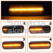 Smerovka bočná LED pravá+ľavá dymová dynamická Citroen C4 I 04-11 a