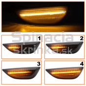 Smerovka bočná LED pravá+ľavá dymová dynamická Opel Mokka od 2012 a