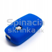 Silikonový obal, púzdro kľúča, modrý Škoda Superb a