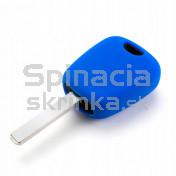 Silikonový obal, púzdro kľúča, modrý Citroen C1 a
