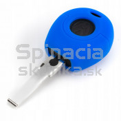 Silikonový obal, púzdro kľúča, modrý Škoda Fabia I 6L0837219R a