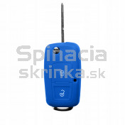 Silikonový obal, púzdro kľúča, modrý Škoda Superb II 08-15 a