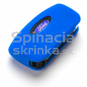 Silikonový obal, púzdro kľúča, modrý Ford Transit a