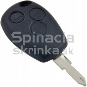Obal kľúča, holokľúč pre Dacia Sandero, 3-tlačítkový, čierny