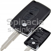 Obal kľúča, holokľúč Peugeot 4007, 4008 2-tlačítkový