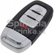 Obal kľúča, holokľúč pre Audi A4 A5 bez KESSY, 4-tlačítkový, s elektronikou