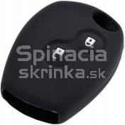 Silikonový obal, púzdro kľúča, čierny pre Renault