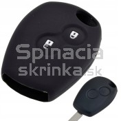 Silikonový obal, púzdro kľúča, čierny pre Renault a