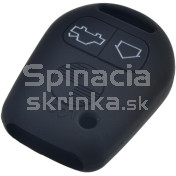 Silikonový obal, púzdro kľúča, čierny pre BMW rad 3, 5, 7, X3, X5, Z3