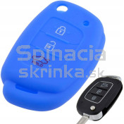 Silikonový obal, púzdro kľúča, modrý pre Hyundai Tucson Elantra Sonata I10 IX20 IX30 a