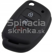 Silikonový obal, púzdro kľúča, čierny pre Hyundai Tucson Elantra Sonata I10 IX20 IX30