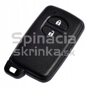 Obal kľúča, holokľúč pre Toyota Prius, dvojtlačítkový s elektronikou 09-14