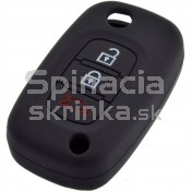Silikonový obal, púzdro kľúča, čierny pre Renault Clio Kangoo Wind
