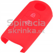 Silikonový obal, púzdro kľúča, pre Mazda 2, 3, 6, CX-5 červený