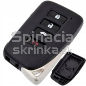 Obal kľúča, holokľúč pre Lexus IS, 3-tlačidla