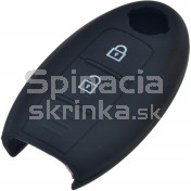 Silikonový obal, púzdro kľúča pre Nissan Note Juke Micra Cube X-Trail Murano Qashqai čierny