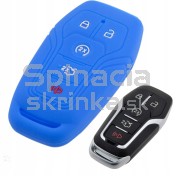 Silikonový obal, puzdro kľúča pre Ford Fusion, Mustang, Edge, Explorer modrý a