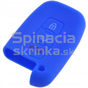 Silikonový obal, púzdro kľúča pre Kia Picanto 3-tlačidla modrý