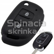 Silikonový obal, púzdro kľúča pre Hyundai Tucson Elantra Sonata I10 IX20 IX30 čierny a