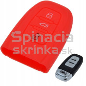 Silikonový obal, púzdro kľúča, červený Audi  a