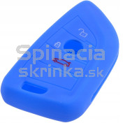Silikonový obal, púzdro kľúča, modrý pre BMW rad 5, rad 7