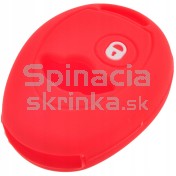 Silikonový obal, púzdro kľúča, Mini Cooper One červený