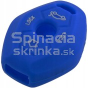 Silikonový obal, púzdro kľúča, modrý BMW rad 3, 5, 7, X3, X5