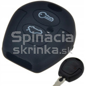 Silikonový obal, púzdro kľúča, čierny pre ŠKODA a