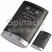Obal kľúča, holokľúč pre Cadillac STS XLR ESCALADE 4-tlačítkový