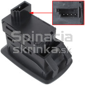 Ovládanie vypínač sťahovania okien BMW rad X3 61313404051 a