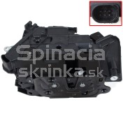 Zámok predných dverí pravý s centrálnym zamykaním VW Passat CC 5N1837016A a