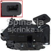 Zámok predných dverí pravý Škoda Yeti 5K1837016B a