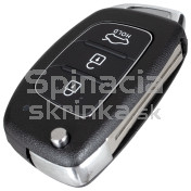 Obal kľúča, holokľúč Hyundai Accent, trojtlačítkový 