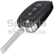 Obal kľúča, holokľúč Hyundai Accent, trojtlačítkový  b