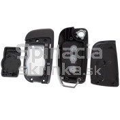 Obal kľúča, holokľúč pre Ford C-Max, Fiesta, Focus II, Fusion, Galaxy, 3-tlačítkový  e