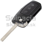 Obal kľúča, holokľúč pre Ford Galaxy II, Mondeo IV, S-MAX, Transit Courier, 3-tlačítkový, 06 -16 b
