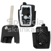 Obal kľúča, holokľúč pre Ford B-MAX, C-MAX, Ecosport, Fiesta VI (MK7), Focus II, 3-tlačítkový, 05 -16 e